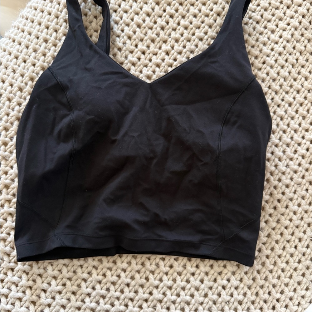 lululemon athletica Black Tank Top